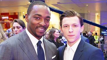 anthony mackie tom holland marvel