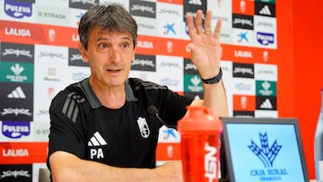 31-05 Rueda de prensa del entrenador del Granada CF, Pacheta previa al partido que enfrenta al Racing y al Granada en la ultima jornada de la liga Hypermotion.