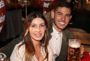 Cheers! Bayern Munich's Lucas Hernández at Oktoberfest