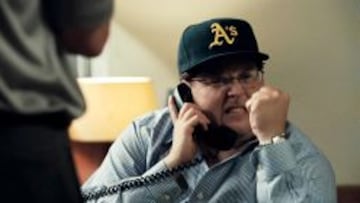 Jonah Hill en la película Moneyball.