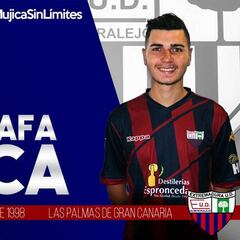 Rafa Mujica, nuevo delantero del Extremadura