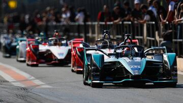 Los coches de la Fórmula E.