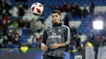 Brahim, en el Santiago Bernabéu.