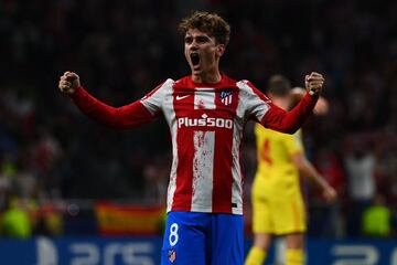 1-2. Antoine Griezmann celebra el segundo gol.