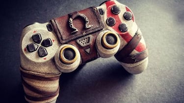 Diseñan un espectacular DualShock 4 de God of War