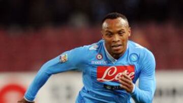 El colombiano no continuará en el Napoli esta temporada.