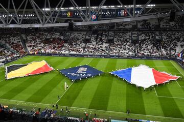 Panorámica del Juventus Stadium en Turín.