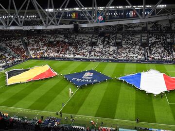 Panorámica del Juventus Stadium en Turín.