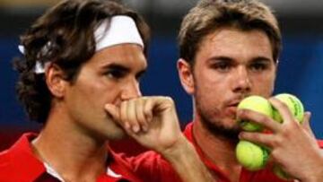 <strong>ORO.</strong> Federer alcanzó el oro olímpico en dobles.