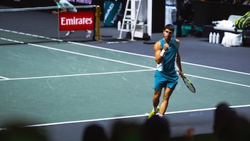 Carlos Alcaraz, en Róterdam.