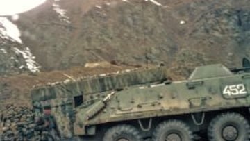 Imagen del Ejército Rojo durante la invasión soviética de Afganistán de 1980.