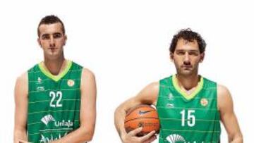 <b>EXMADRIDISTAS. </b>Nedzad Sinanovic y Jorge Garbajosa.