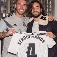 Maluma cumple un sueño gracias a Sergio Ramos