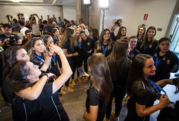 La RFEF recibe a las subcampeonas del mundo