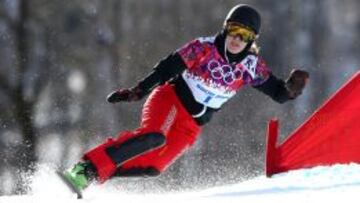 Patrizia Kummer, durante la competición.