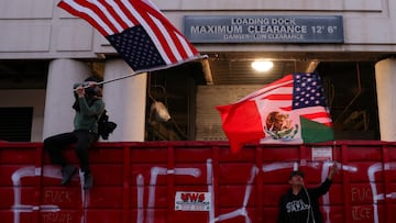 Manifestantes en Los Ángeles vandalizan instalaciones de ICE