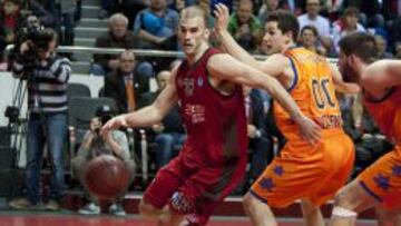 Nick Calathes, en un Valencia-Lokomotiv de la pasada Eurcopa.