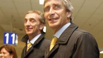 <strong>DUDAS.</strong> Pellegrini piensa que puede pasar de todo en el partido ante Panathinaikos.