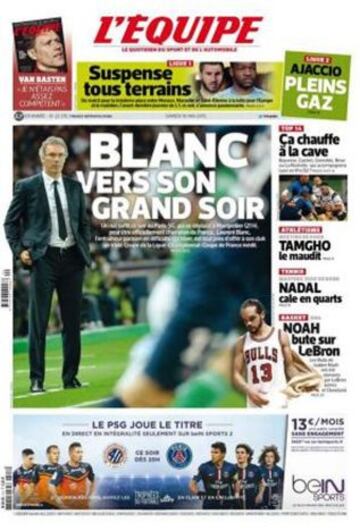 Portadas de la prensa deportiva