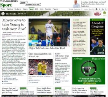 Portadas de la prensa extranjera