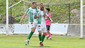 Imagen del partido entre el Antequera y el Ceuta.