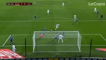 El increíble gol que perdió Benzema ante Celta