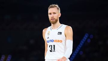 Dzanan Musa, en el encuentro de la final de la Supercopa Endesa ante el Bar?a.