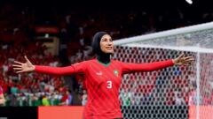 fifa 23 hiyab marruecos mujeres musulmanas futbol femenino velo Nouhaïla Benzina as far derechos humanos marruecos mujeres derechos leyes fifa licencias ea sports fc 24 ultimate team