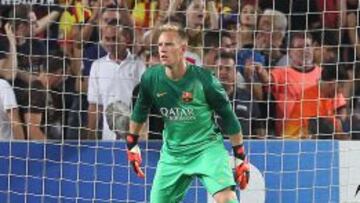 EN EL ESTRENO. Ter Stegen debutó ayer con el Barcelona.