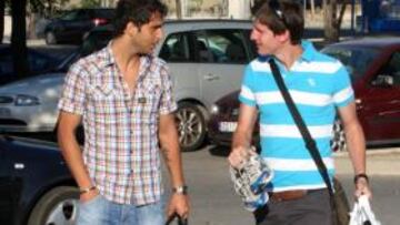 <b>LÍDERES. </b>Mora y Borja deben tirar del Alcorcón en Zorrilla.