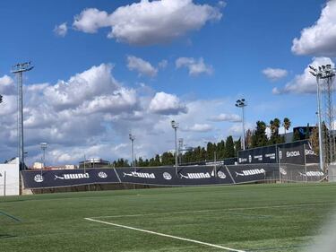 El temporal se lleva por delante la Ciudad Deportiva del Valencia