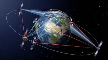 4 satélites podrían dar cobertura móvil al 95% de la Tierra