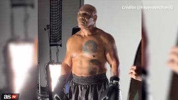 Mike Tayson previo a pelea