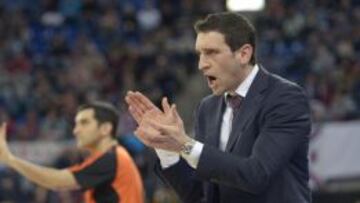 El técnico del Caja Laboral, Ibon Navarro.