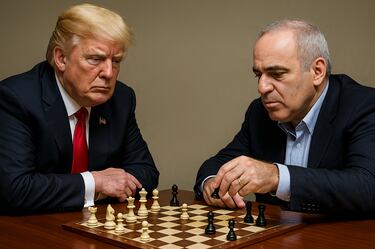 Chess grand master plays one word response over Trump comparison