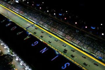 La carrera en Marina Bay en im¨¢genes