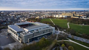 Coronavirus: FC Copenhagen convert stadium into school classroom