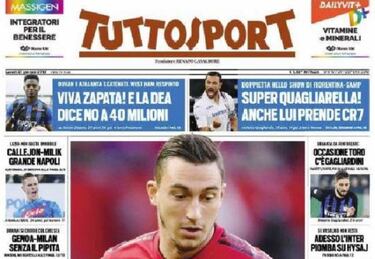 Atalanta rechaza oferta de 40 millones de euros por Duván