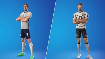 Un vistazo de cerca a los skins Harry Kane y Marco Reus en Fortnite