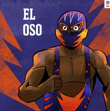 Así se ven los 32 equipos al estilo de la lucha libre mexicana