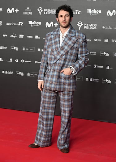 David Castillo posa en la alfombra roja de los Premios Iris 2026 celebrados en Madrid. 
 
 
 
