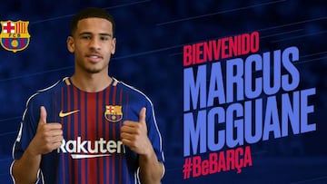 McGuane firma por el Barça B por cinco temporadas