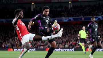 ‘Gunners’ y bávaros empataron a 2 en trepidante duelo de ida, celebrado en el Emirates Stadium, en Londres. La vuelta será en el Allianz Arena de Múnich.