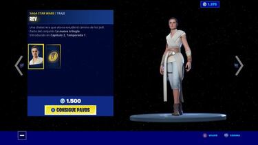 Fortnite x Star Wars: consigue los skins de Rey, Finn y Sith Trooper