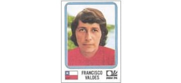 MEDIOCAMPISTA | Francisco Valdés, máximo goleador en la historia de la liga chilena y dos veces campeón con Colo Colo, estuvo en 50 partidos de Chile y marcó nueve goles.