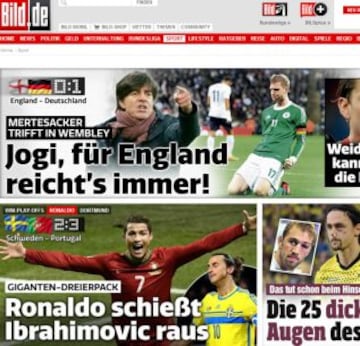 Portadas de la prensa extranjera