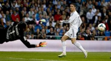 1-0. Cristiano Ronaldo anota el primer tanto.