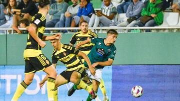 Brais Martínez, jugador del Racing de Ferrol.