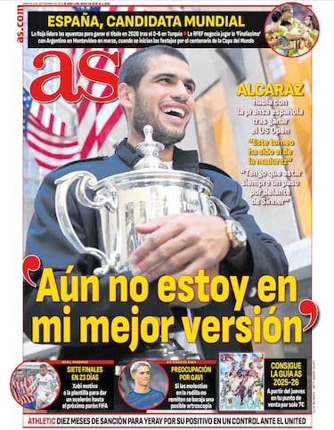 Las portadas de AS de septiembre