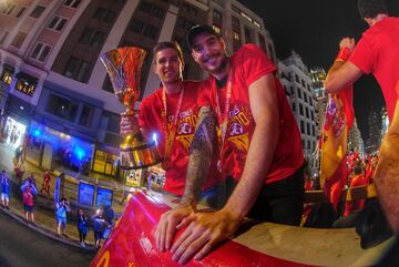 Celebración en las calles de Madrid 